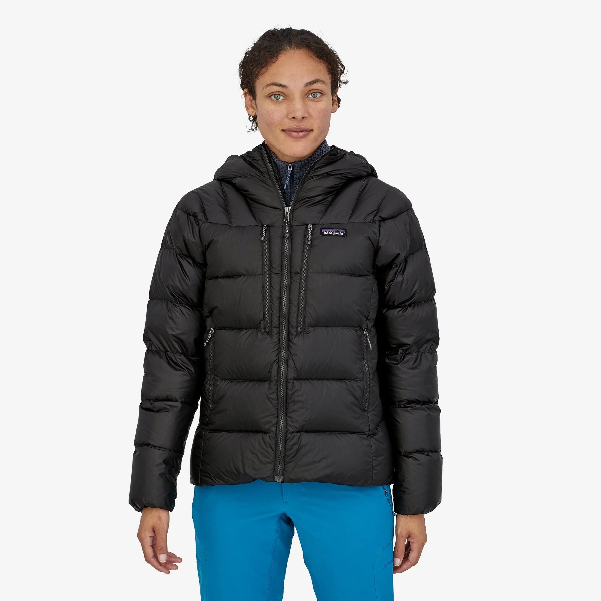 Patagonia Fitz Roy Down Hoody (Women's) - Black - Find Your Feet Australia Hobart Launceston Tasmania