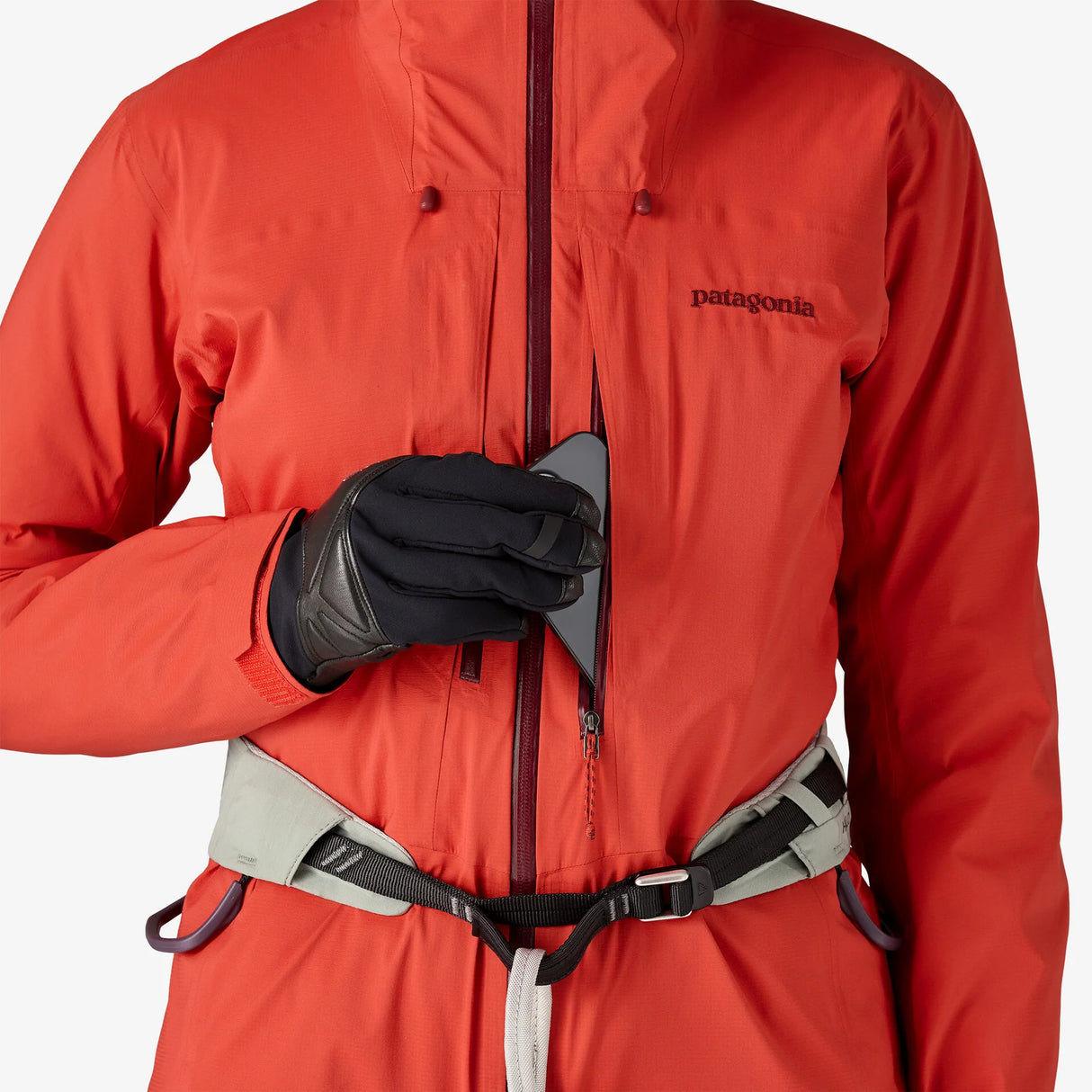 Patagonia M10 Storm Jacket (Women's)- Madder Red - Find Your Feet Australia Hobart Launceston Tasmania