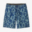 Patagonia Hydropeak Boardshorts - 18" (Men's) - Mother Tree: Clement Blue - Navy Blue - Grey
