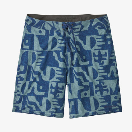 Patagonia Hydropeak Boardshorts - 18" (Men's) - Mother Tree: Clement Blue - Navy Blue - Grey