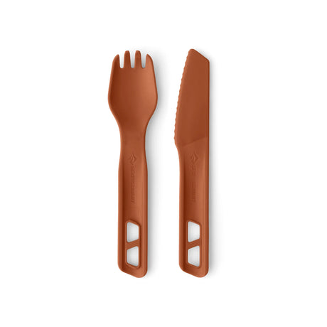 Sea To Summit Horizon Cutlery Set (2 Piece) - Bombay - Red - Brown