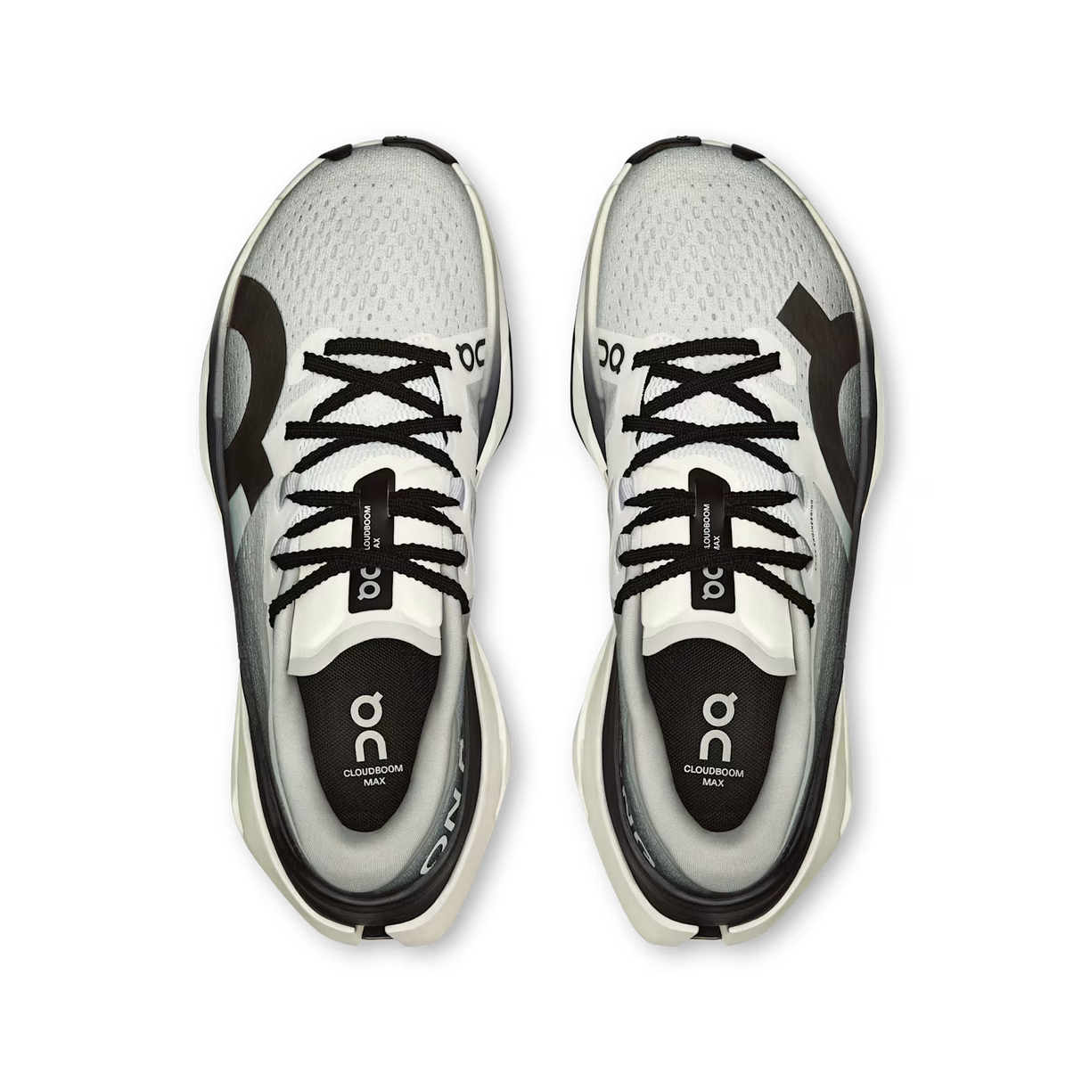On Cloudboom Max (Women's) - White/Black - Find Your Feet Australia Hobart Launceston Tasmania
