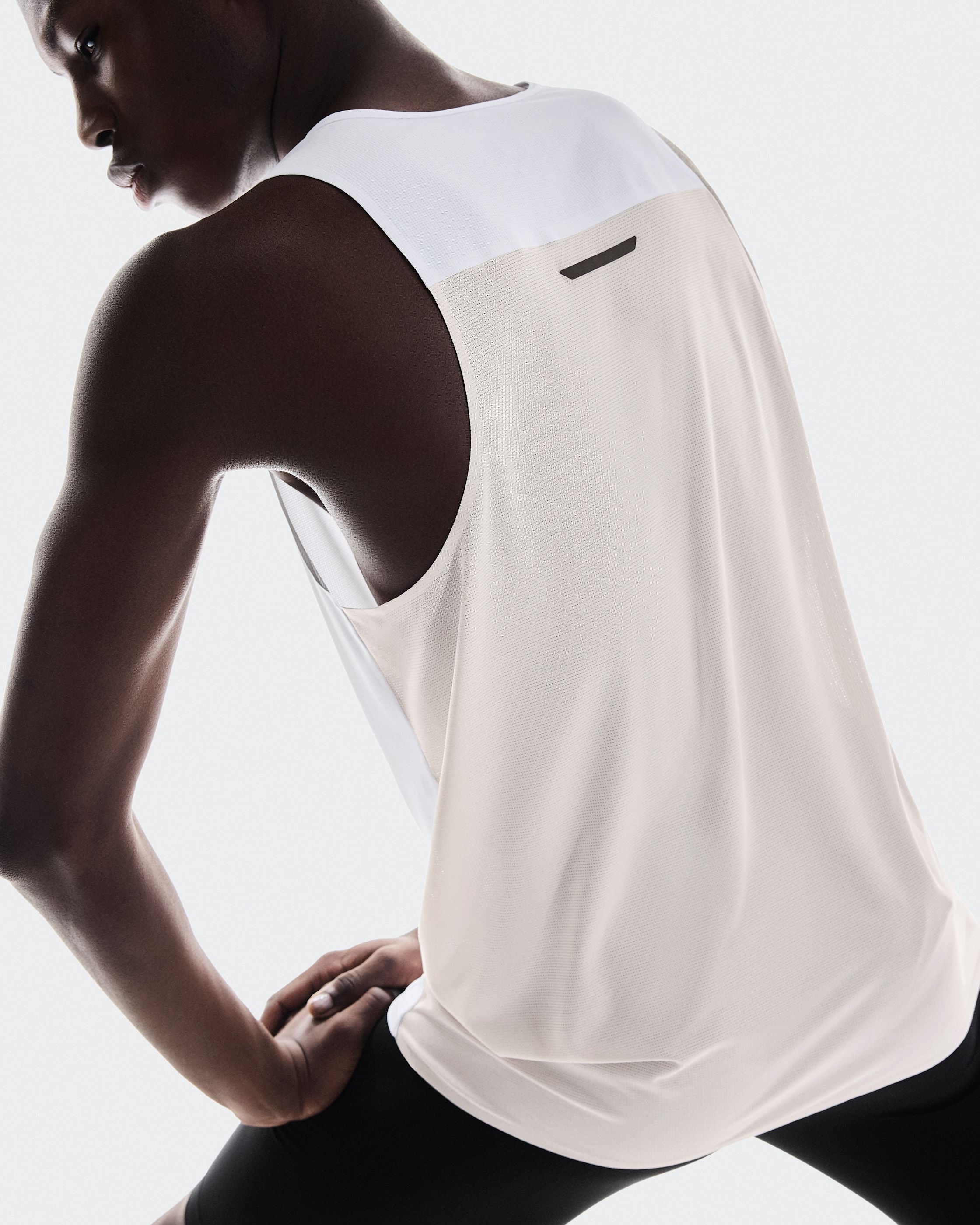 On Performance Tank (Men's) - White/Silver - Find Your Feet Australia Hobart Launceston Tasmania