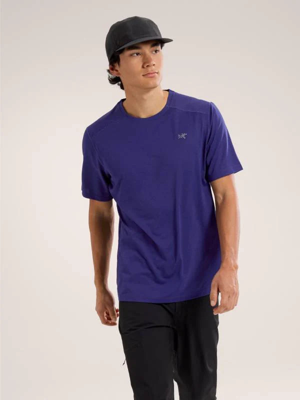 Arc'teryx Cormac Crew Neck Shirt Shortsleeve (Men's) - Soulsonic Heather - Find Your Feet Australia Hobart Launceston Tasmania