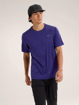 Arc'teryx Cormac Crew Neck Shirt Shortsleeve (Men's) - Soulsonic Heather - Find Your Feet Australia Hobart Launceston Tasmania