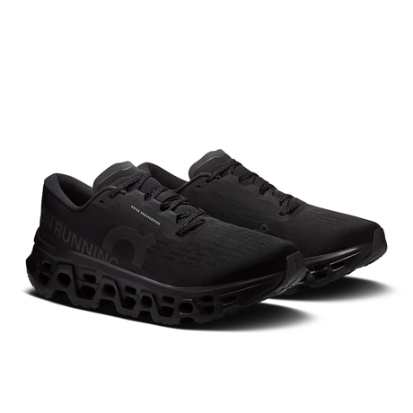 On Cloudmonster 3 Shoes (Men's) - Black/Black