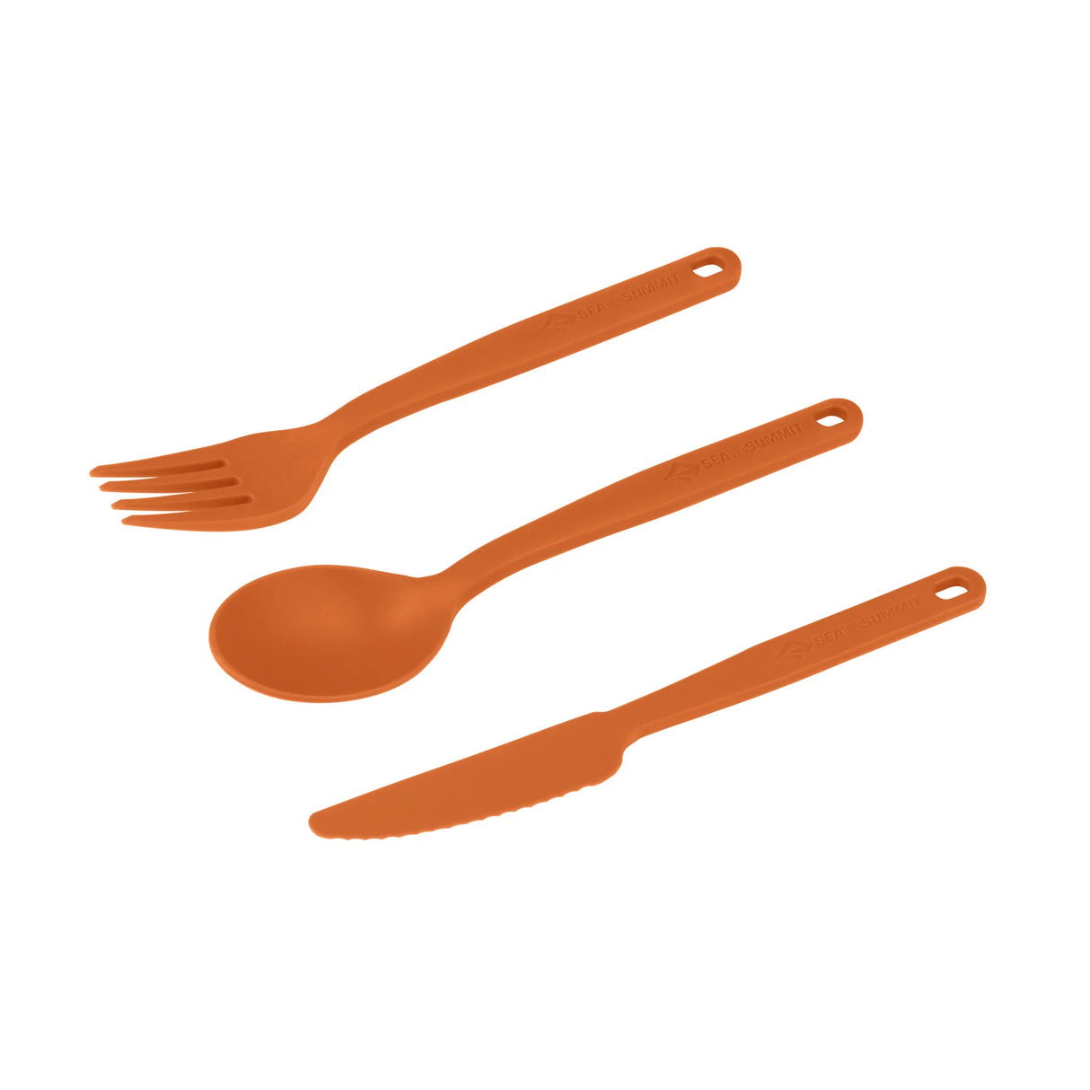 Sea To Summit Camp Cutlery - 3 Piece - Burnt Orange
