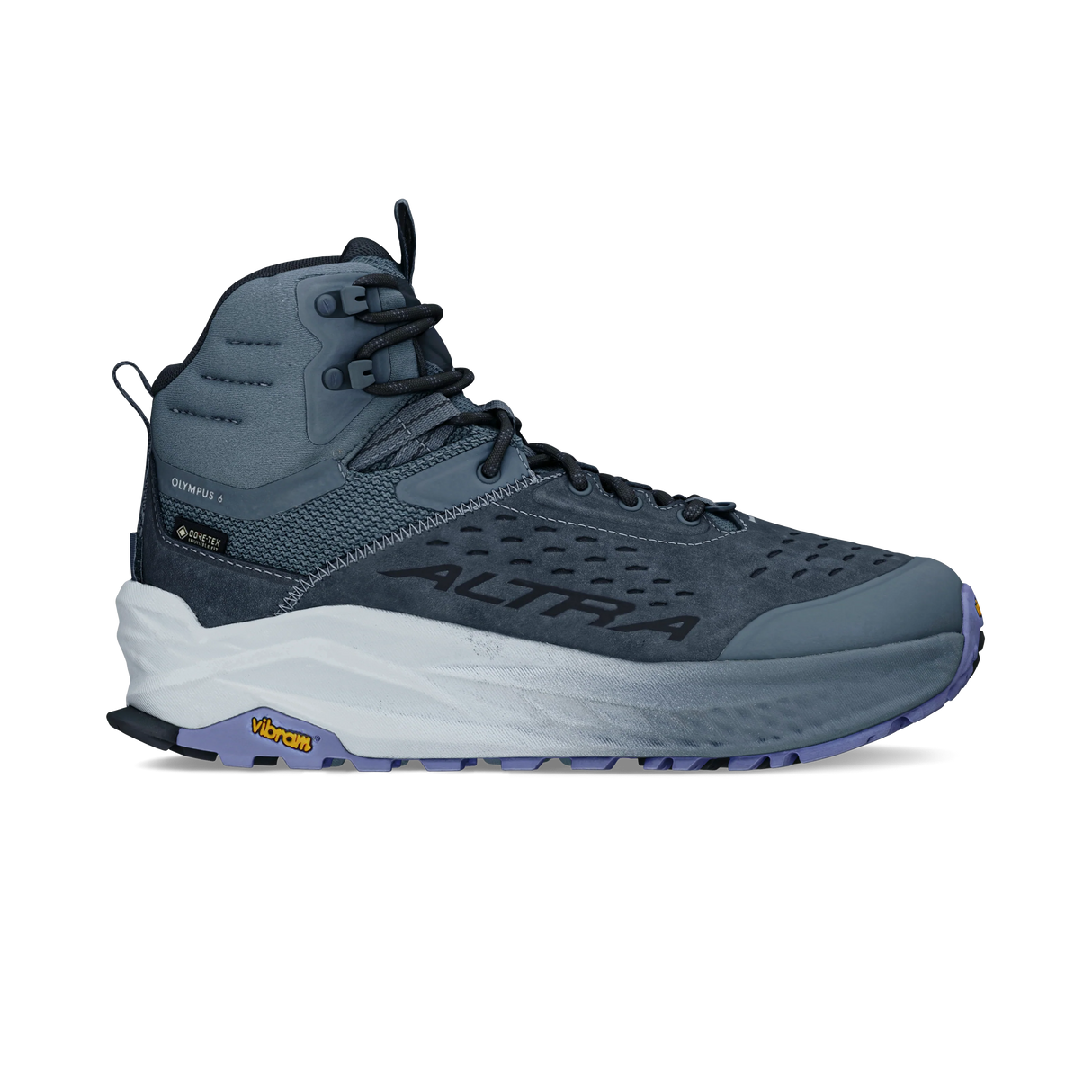 Altra Olympus 6 Hike Mid Gore-Tex (Women's) - Dark Blue - Grey - White - Purple
