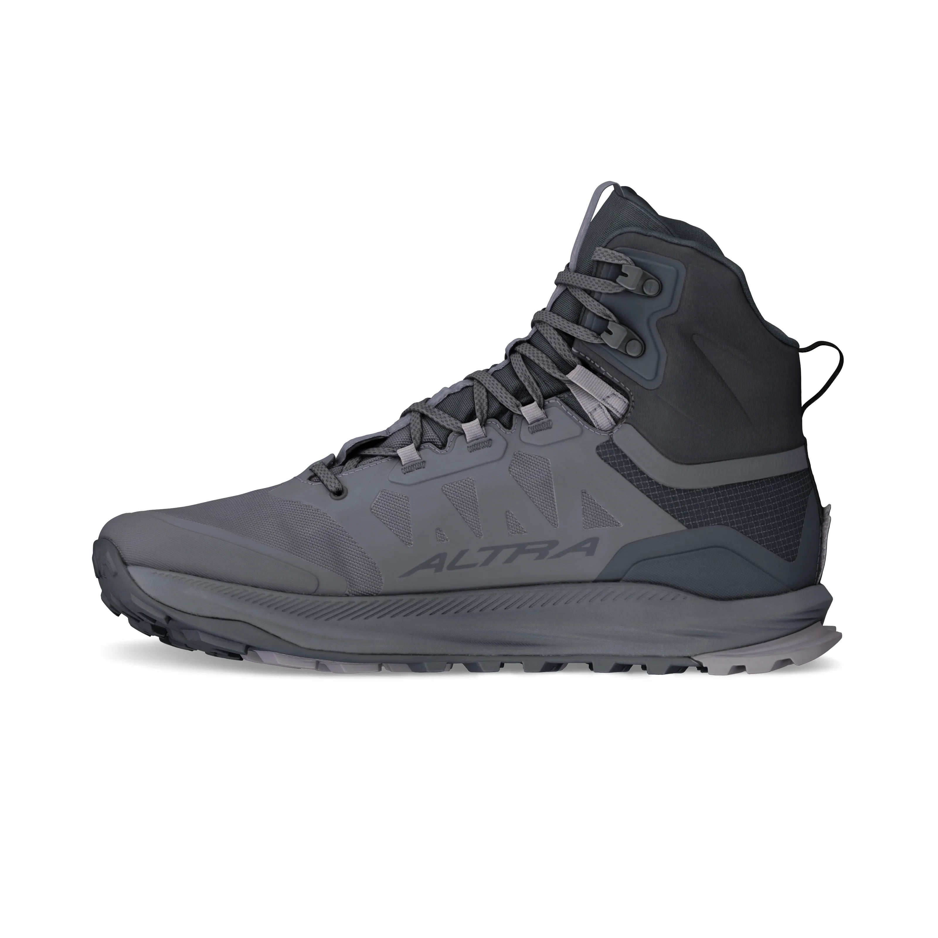 Altra Lone Peak 9 WP Mid Shoe (Men's) - Black/Grey - Find Your Feet Australia Hobart Launceston Tasmania