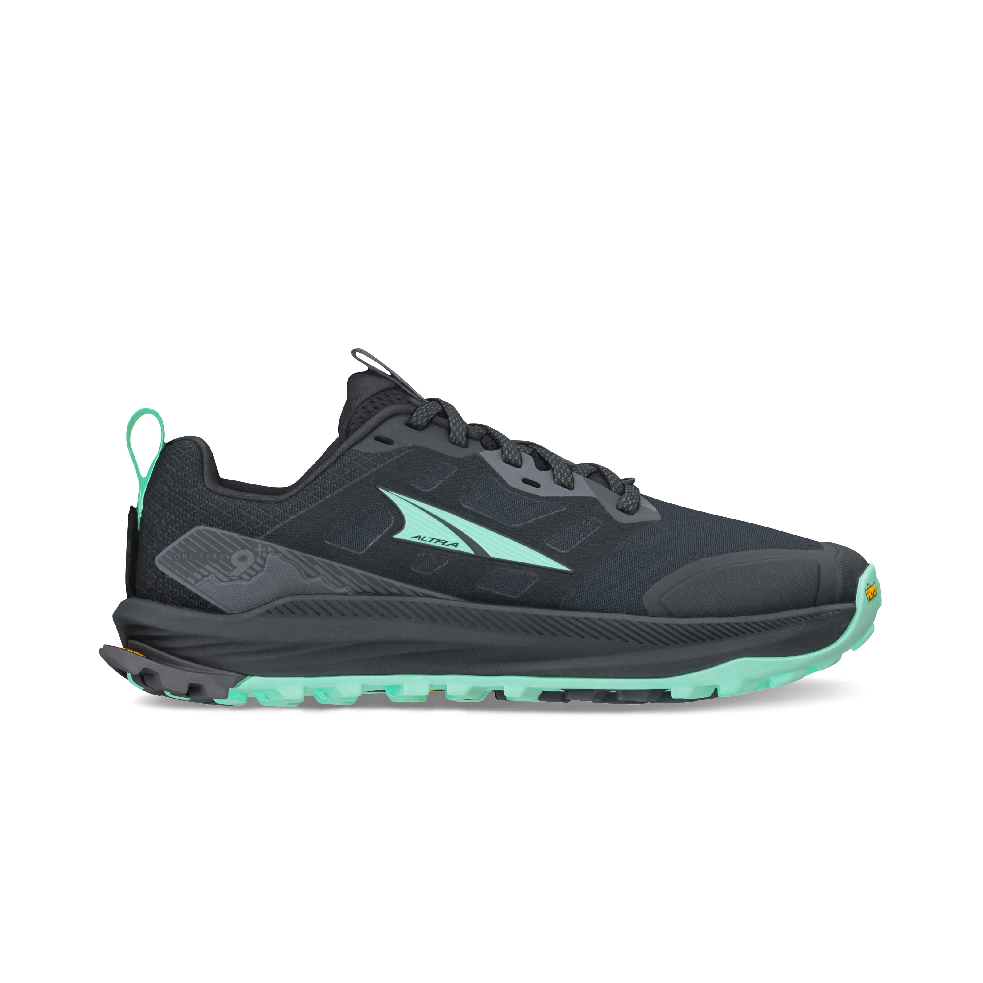 Altra Lone Peak 9+ Shoe (Women's) - Black/Teal - Find Your Feet Australia Hobart Launceston Tasmania