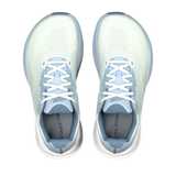 A pair of light blue and white running shoes shown from a top-down view on a plain white background. - Altra Experience Flow 3 Shoes (Women's) - Ice/Niagra Mist