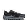 A black and gray trail running shoe shown from the side on a white background, featuring the brand name 'ALTRA' on the side panel. - Altra Olympus 7 Shoes (Women's) - Black/Silver/Castlerock