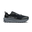 A black and gray trail running shoe shown from the side on a white background, featuring the brand name 'ALTRA' on the side panel. - Altra Olympus 7 Shoes (Women's) - Black/Silver/Castlerock