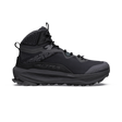 A dark gray and black high-top hiking boot shown from the side profile on a clean white background. The boot features 'CORE-TEC' and 'ALTRA' branding on the side. - Altra Olympus 7 Hike Mid GORE-TEX Boots (Men's) - Black/Shadow