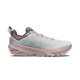 A single Altra trail running shoe in light gray and dusty mauve, shown from the side against a plain white background. - Altra Experience Wild 3+ Shoes (Women's) - Grey/Pearl