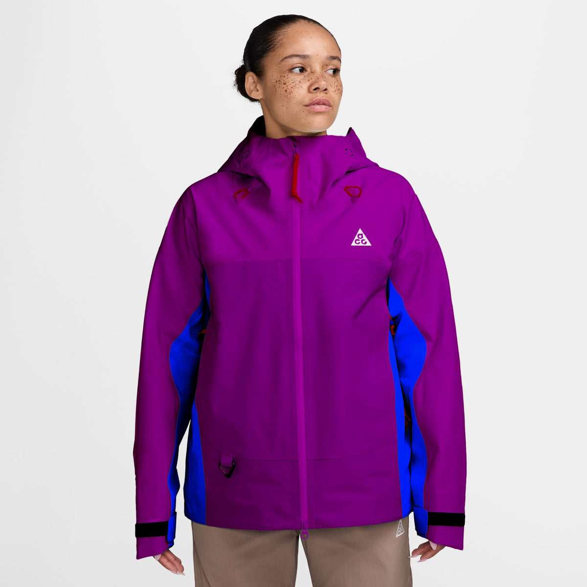  - Nike ACG Misery Ridge Storm-FIT ADV GORE-TEX Jacket (Women's) - Bold Berry/Hyper Royal/Summit White