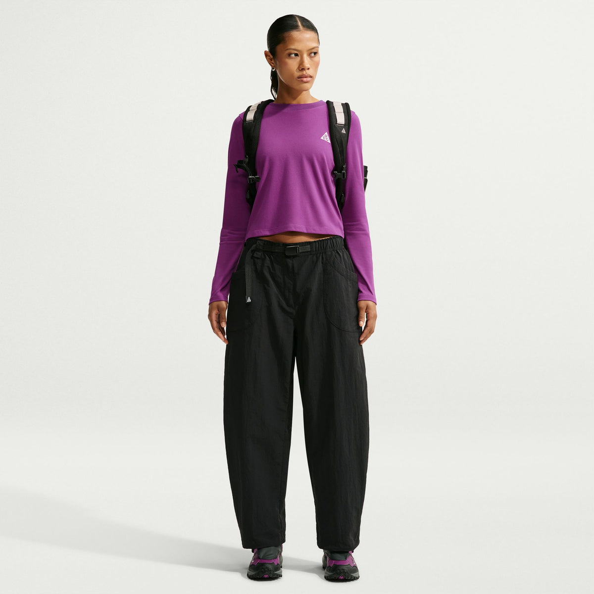  - Nike ACG Dri-FIT Long-Sleeve Top (Women's) - Bold Berry/Summit White