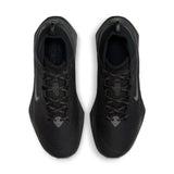A pair of black athletic sneakers shown from a top-down view on a clean white background. - Nike ACG Zegama Trail GORE-TEX Shoes (Men's) - Black/Anthracite