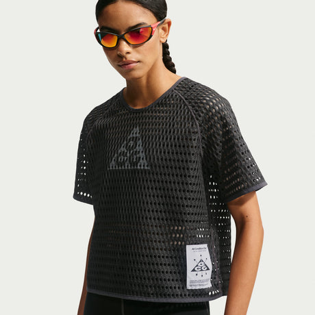  - Nike ACG Radical AirFlow Dri-FIT Short-Sleeve Trail Running Top (Women's) - Anthracite/Cool Grey
