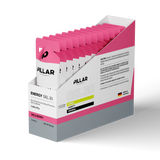 Box of Pillar Energy Gel 30 with pink packaging on a black background - Pillar Performance Energy Gel 30 - Wild Berry - 12 Pack