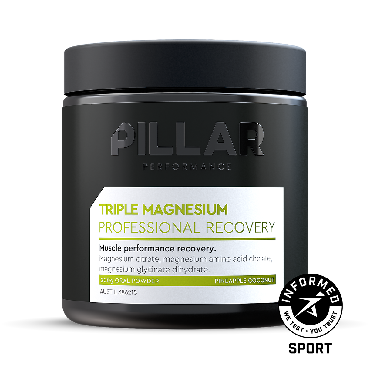 Pillar Performance Triple Magnesium Recovery Powder Pineapple Coconut Find Your Feet