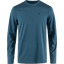 Fjallraven Abisko Day Hike T-Shirt LS (Men's) - Indigo Blue - Find Your Feet Australia Hobart Launceston Tasmania