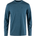 Fjallraven Abisko Day Hike T-Shirt LS (Men's) - Indigo Blue - Find Your Feet Australia Hobart Launceston Tasmania