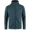 Fjällräven Abisko Grid Fleece Hoodie (Men's) - Fjallraven - Mountain Blue - Green