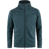Fjällräven Abisko Grid Fleece Hoodie (Men's) - Fjallraven - Mountain Blue - Green