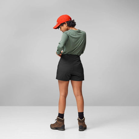 Fjallraven Abisko Hike Shorts (Women's) - Black - Find Your Feet Australia Hobart Launceston Tasmania