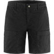 Fjallraven Abisko Hybrid Trail Shorts (Women's) - Black - Find Your Feet Australia Hobart Launceston Tasmania