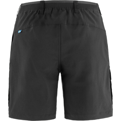 Fjallraven Abisko Hybrid Trail Shorts (Women's) - Black - Find Your Feet Australia Hobart Launceston Tasmania