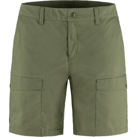 Fjallraven Abisko Hybrid Trail Shorts (Women's) - Laurel Green - Find Your Feet Australia Hobart Launceston Tasmania