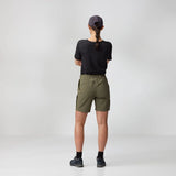 Fjallraven Abisko Hybrid Trail Shorts (Women's) - Laurel Green - Find Your Feet Australia Hobart Launceston Tasmania