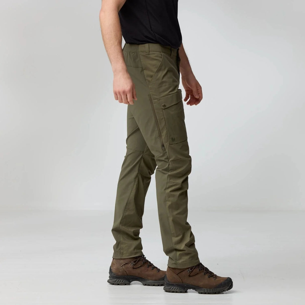 Fjallraven Abisko Hybrid Trail Trousers Regular (Men's) - Lauren Green - Find Your Feet Australia Hobart Launceston Tasmania