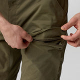 Fjallraven Abisko Hybrid Trail Trousers Regular (Men's) - Lauren Green - Find Your Feet Australia Hobart Launceston Tasmania