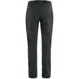 Fjallraven Abisko Hybrid Trail Trousers Regular (Women's) - Black - Find Your Feet Australia Hobart Launceston Tasmania