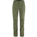 Fjällräven Abisko Hybrid Trail Trousers Regular (Women's) - Laurel Green