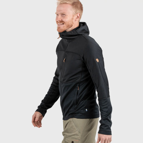 Fjällräven Abisko Trail Fleece (Men's) - Black - Find Your Feet Australia Hobart Launceston Tasmania