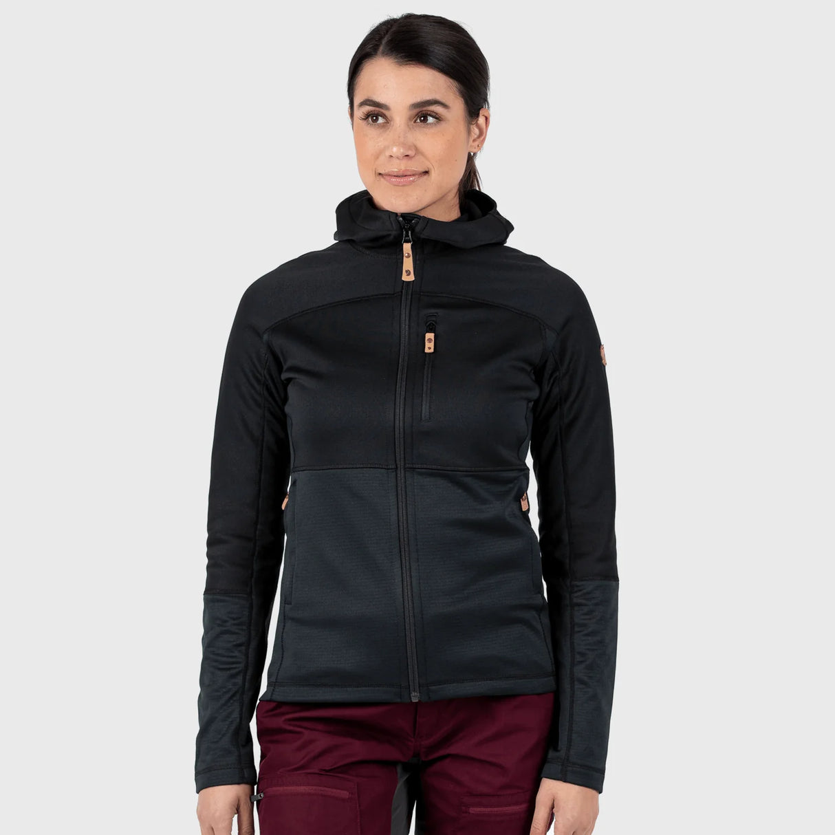 Fjallraven Abisko Trail Fleece (Women's) - Black - Find Your Feet Australia Hobart Launceston Tasmania