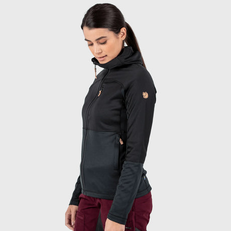 Fjällräven Abisko Trail Fleece (Women's) - Black - Find Your Feet Australia Hobart Launceston Tasmania