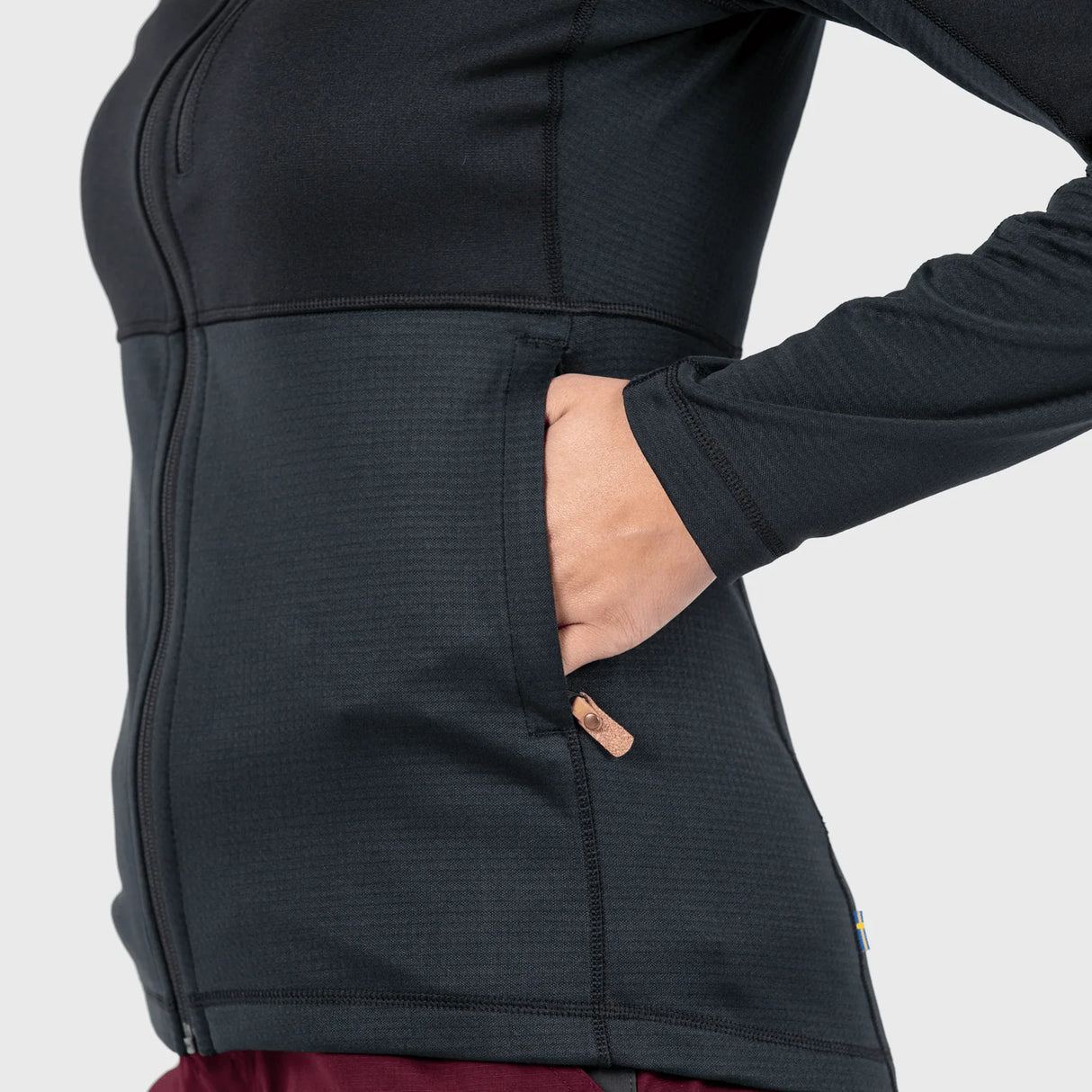 Fjallraven Abisko Trail Fleece (Women's) - Black - Find Your Feet Australia Hobart Launceston Tasmania