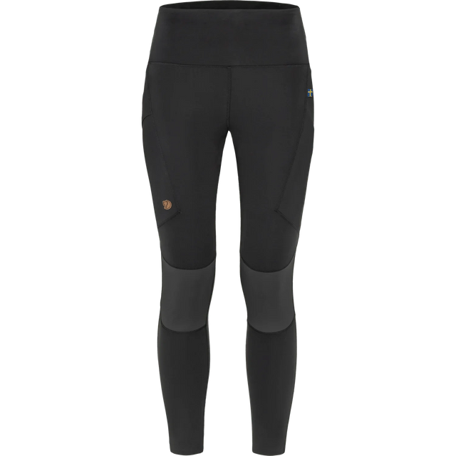 Fjallraven Abisko Trekking Tights Pro (Women's) - Black/Iron Grey - Find Your Feet Australia Hobart Launceston Tasmania