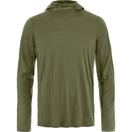 Fjällräven Abisko Wool Hoodie (Men's) - Laurel Green