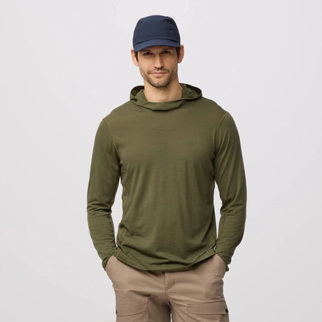 Fjällräven Abisko Wool Hoodie (Men's) - Laurel Green