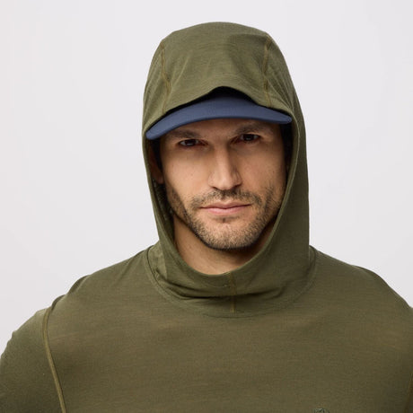 Fjällräven Abisko Wool Hoodie (Men's) - Laurel Green
