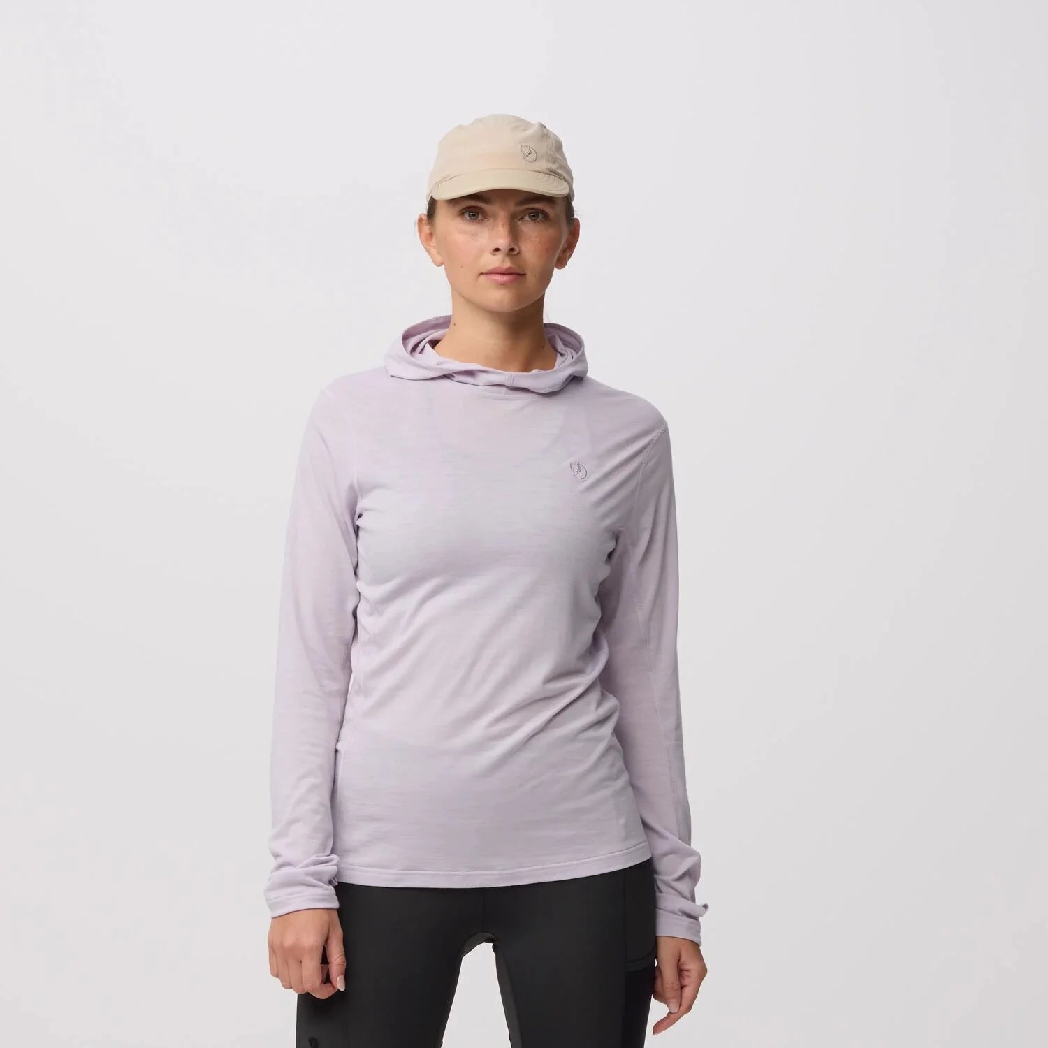 Fjällräven Abisko Wool Hoodie (Women's) - Lavender Mist