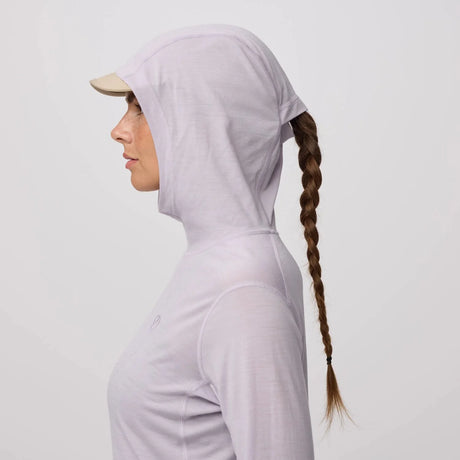 Fjällräven Abisko Wool Hoodie (Women's) - Lavender Mist