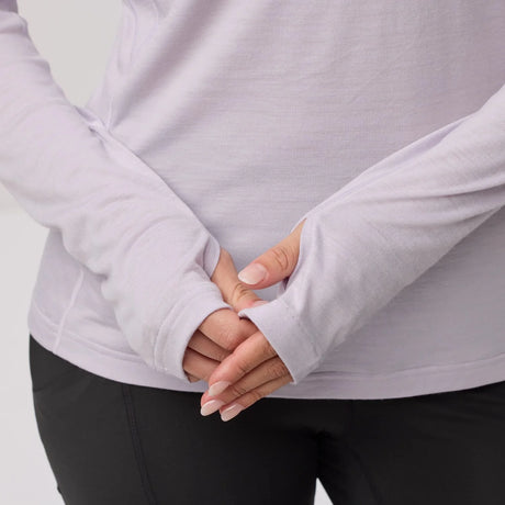 Fjällräven Abisko Wool Hoodie (Women's) - Lavender Mist