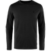 Fjällräven Abisko Wool Long-Sleeve T-Shirt (Men's) - Black - Find Your Feet Australia Hobart Launceston Tasmania